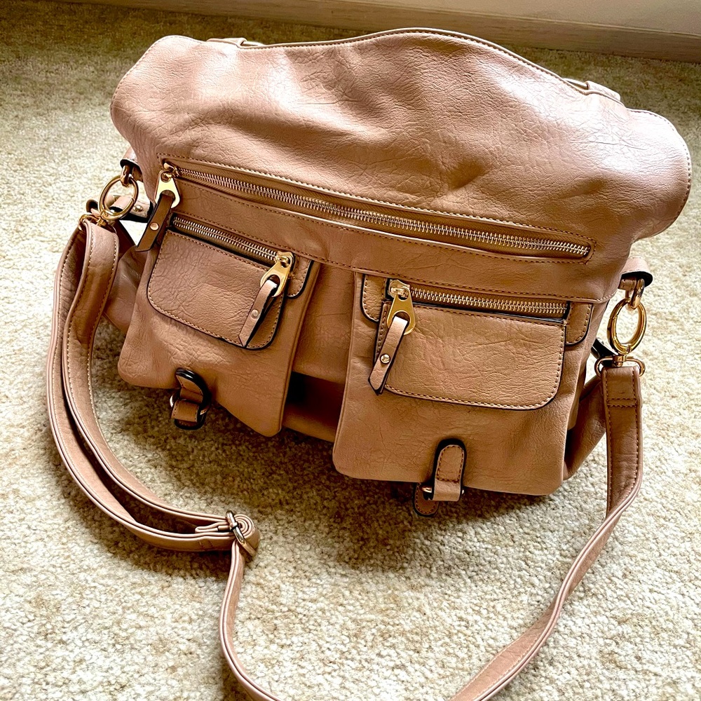 Urban Expressions Vegan Leather Shoulder Purse